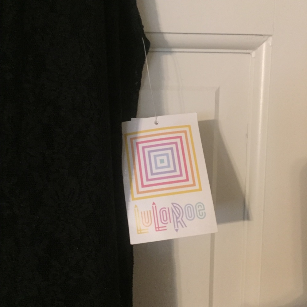 Lularoe black lace Joy